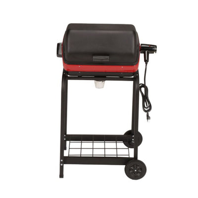 Americana Grills 3-Zone Cart Electric Grill, Outdoor Rolling Cart, Graphite