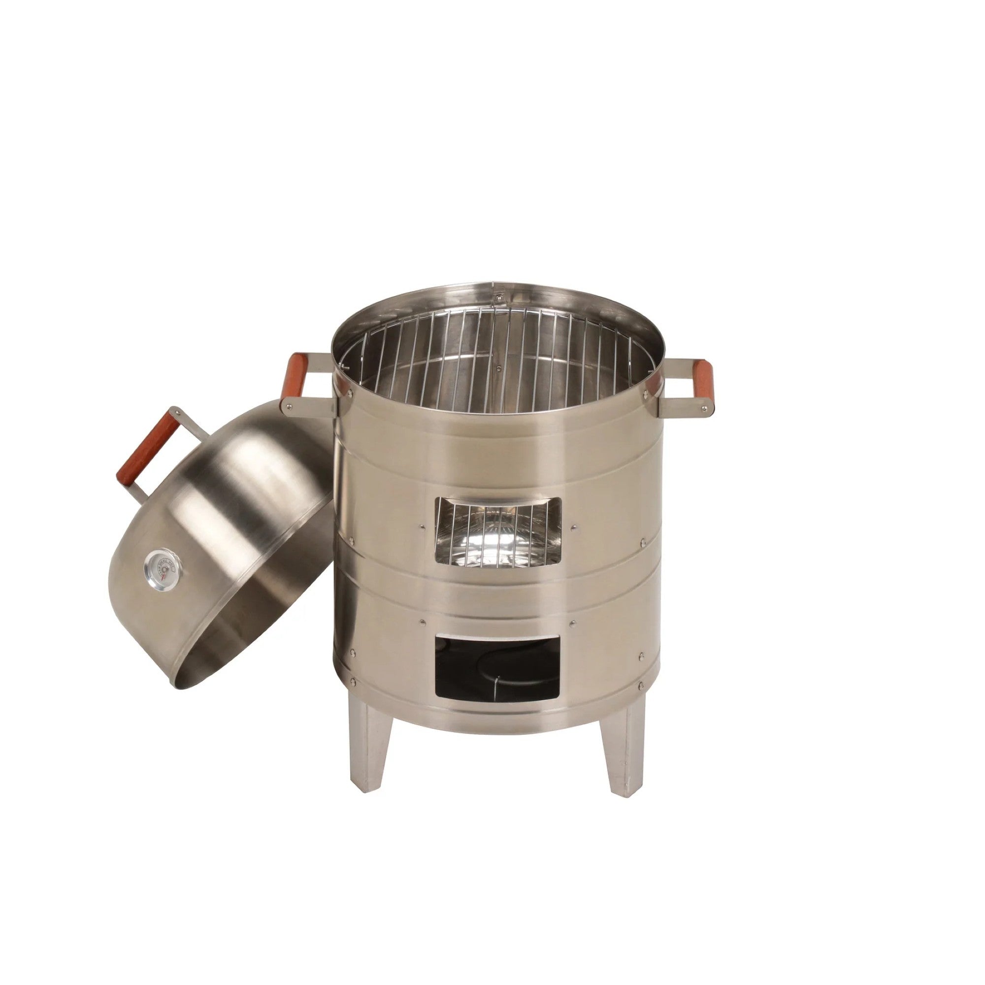 Americana Stainless Steel Electric Water Smoker, 1500W Vertical Outdoor BBQ