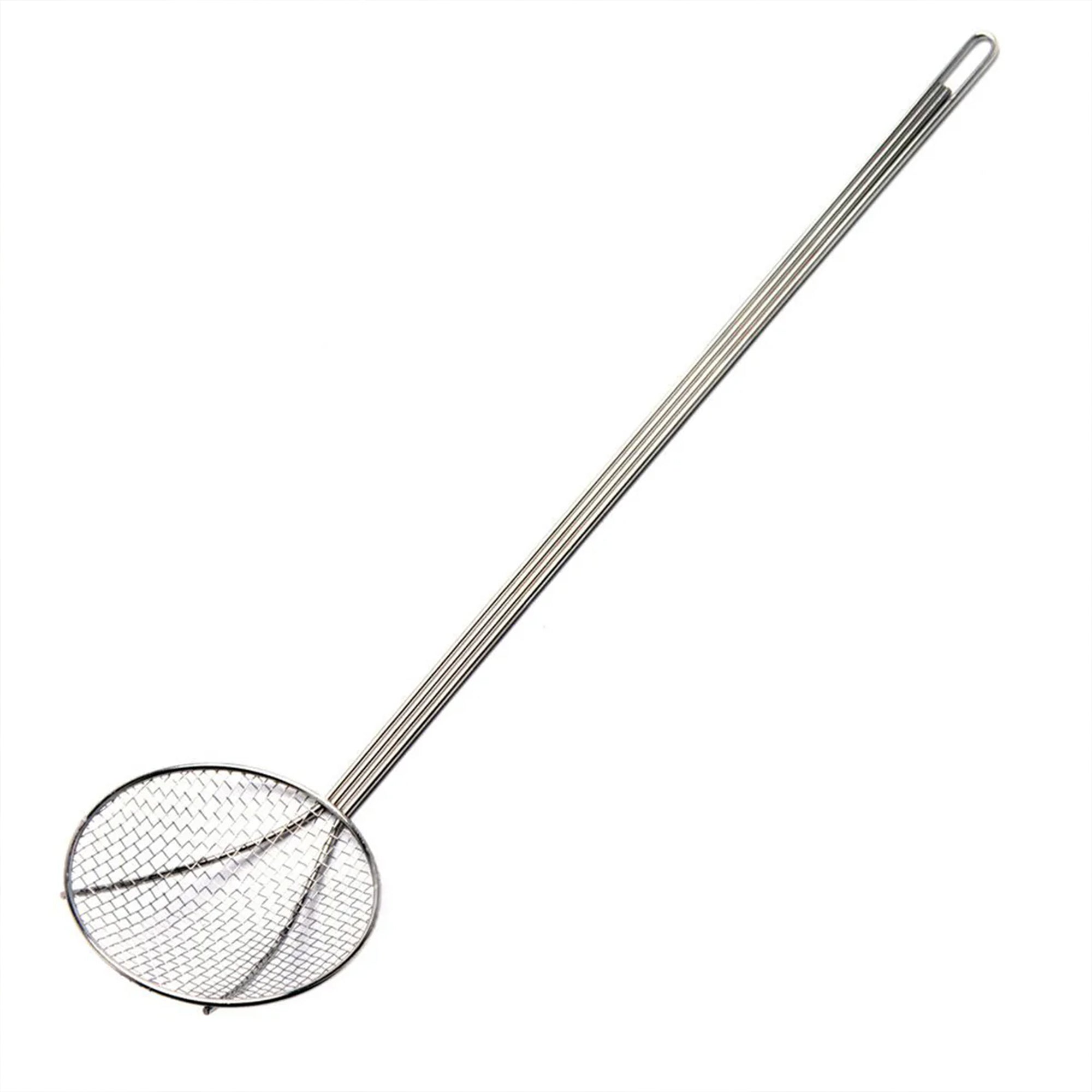 Bayou Classic 36-Inch Mesh Skimmer, Long Handle Wire Scoop for Stockpots, Silver (Open Box)