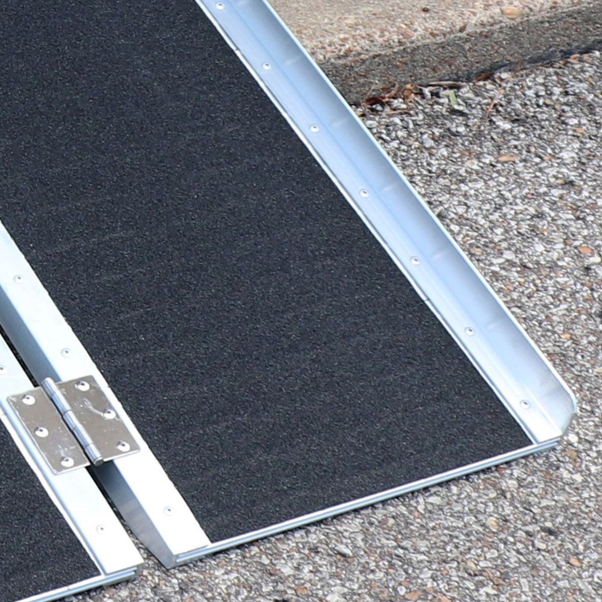 Titan Ramps 6 Foot Multi-Fold Aluminum Wheelchair Ramp, 600 Pound Cap (Open Box)