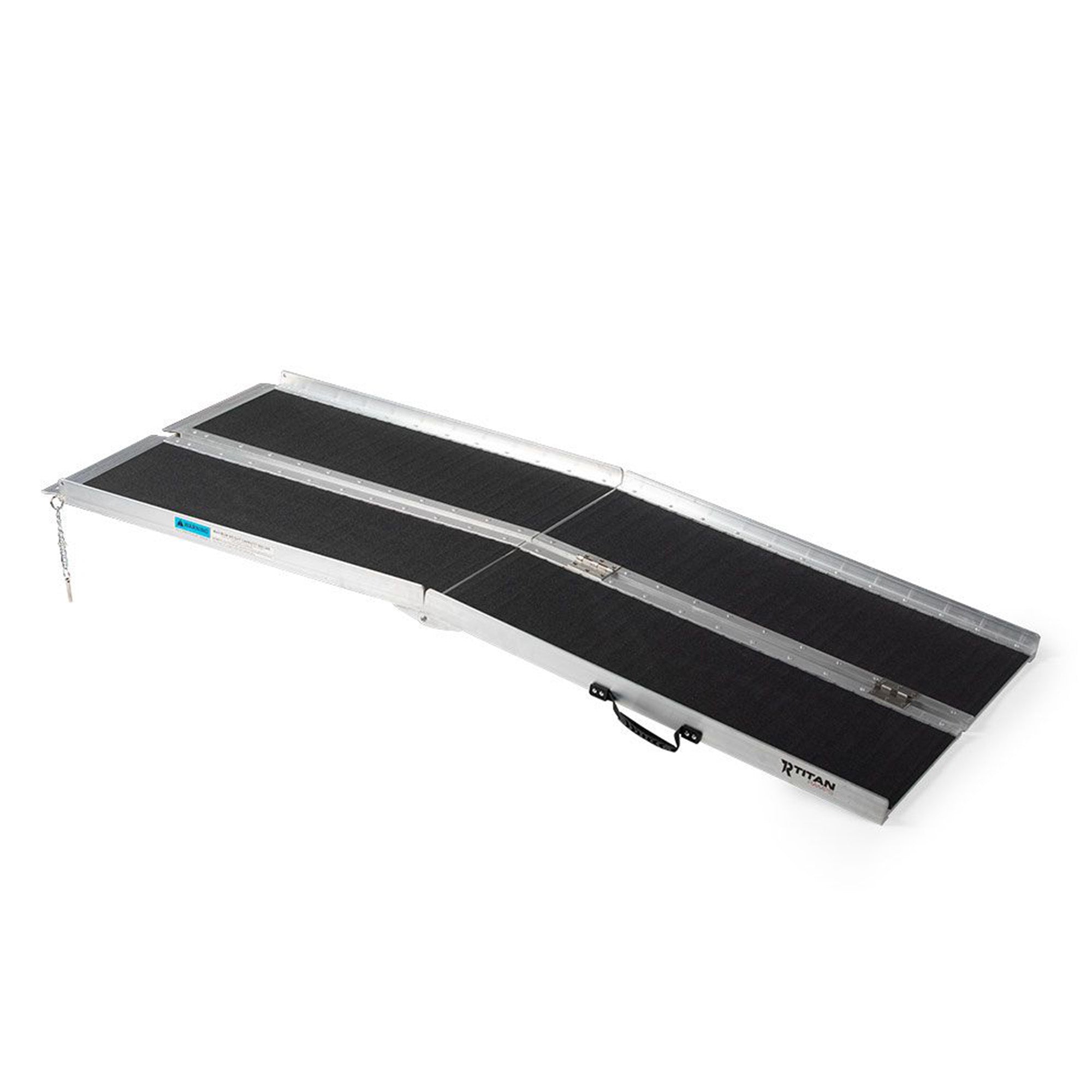 Titan Ramps 6 Foot Multi-Fold Aluminum Wheelchair Ramp, 600 Pound Cap (Open Box)