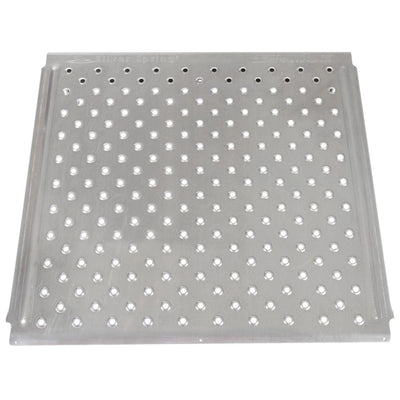 Silver Spring 26 In Adjustable Aluminum Wheelchair Door Threshold Ramp(Open Box)