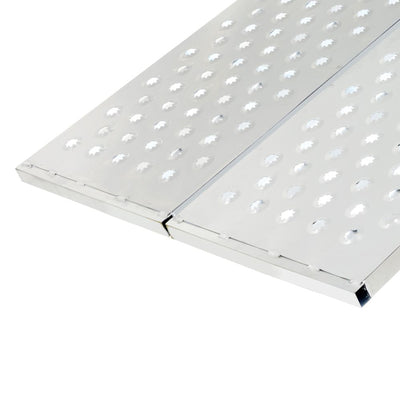 Black Widow 61.25" x 44" Aluminum Folding ATV Ramp Truck Loading Ramp (Open Box)