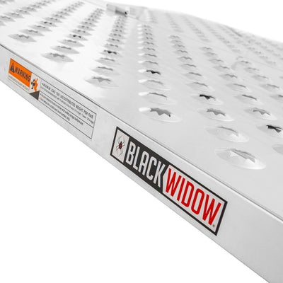 Black Widow 94" x 50" Aluminum Folding ATV Ramp, 1500 Lb Truck Loading Ramp