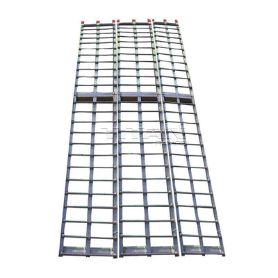 Titan Ramps 7.5 Ft Aluminum Motorcycle Loading Ramp, 1,000 Lb Capacity, Silver - VMInnovations