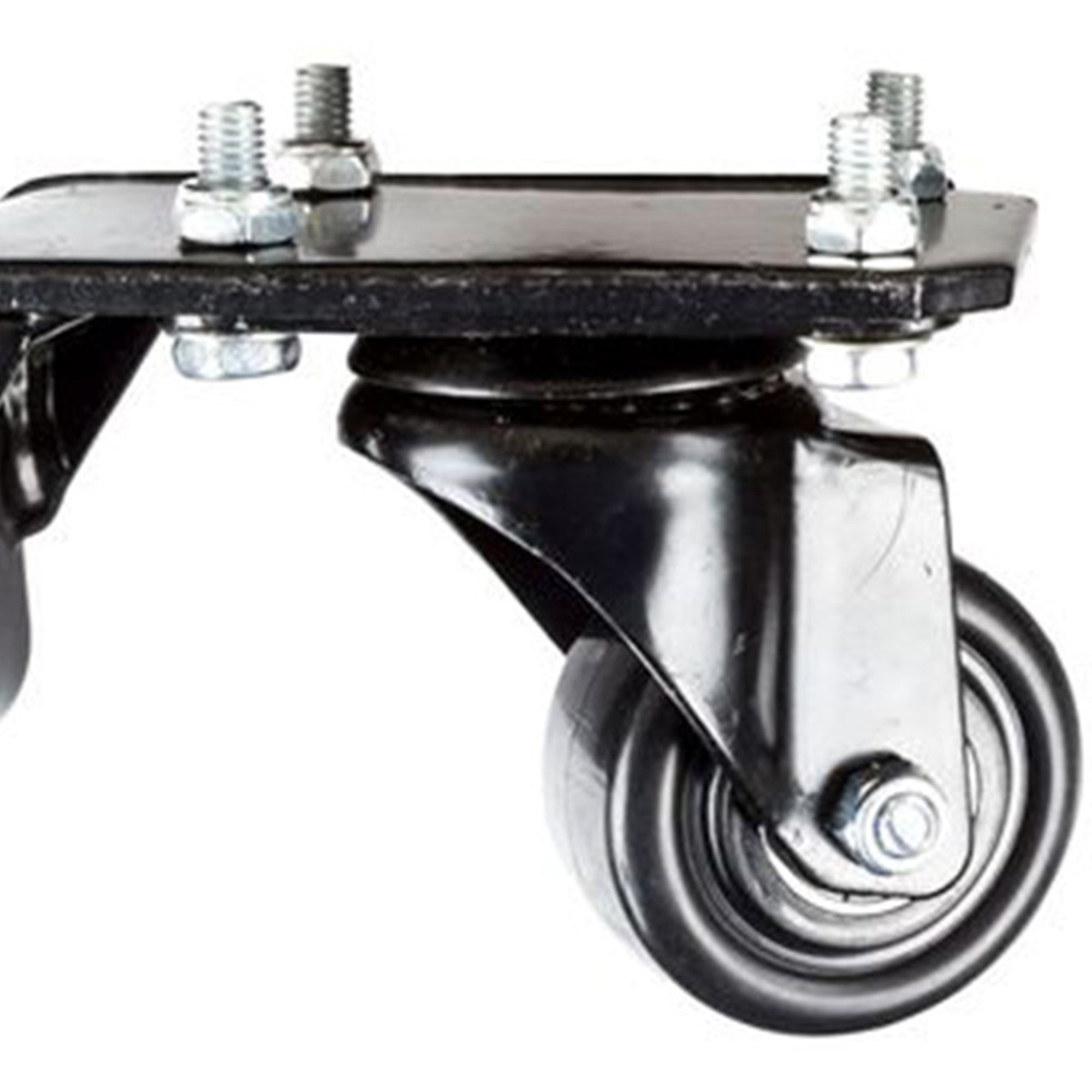 Black Ice Snowmobile Lift Caster Wheel Set with Hardware for SNO-1508, Set of 4