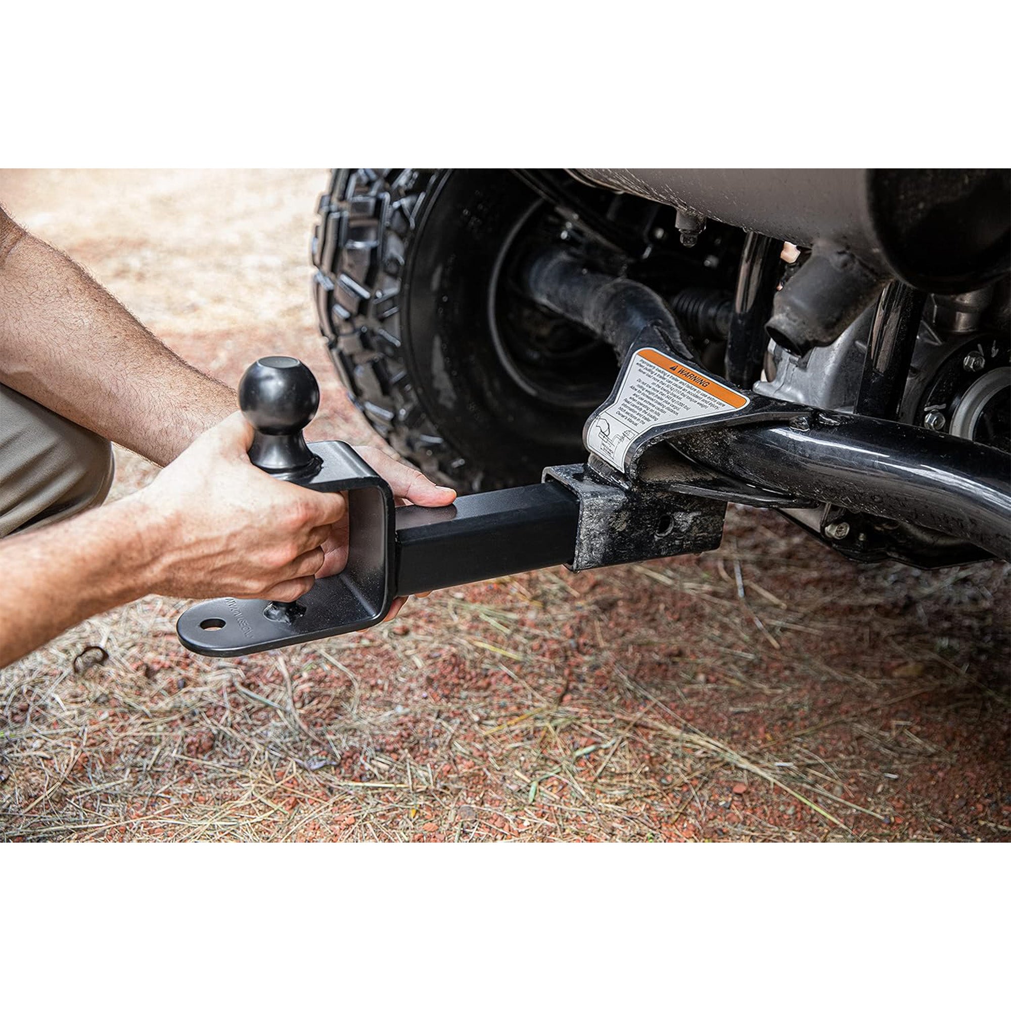 Black Boar UTV/ATV Multi-Hitch with 1-7/8" Ball & 2" Shank with 9" Length, Black