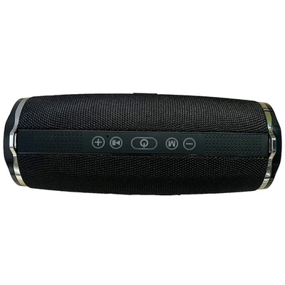 Max Power MPD189 Cyclone Rechargeable Bluetooth Speaker with Carry Strap, Black