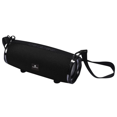 Max Power MPD189 Cyclone Rechargeable Bluetooth Speaker with Carry Strap, Black - VMInnovations