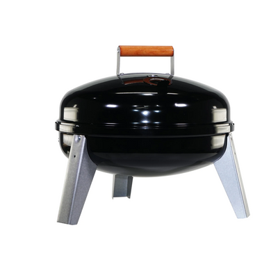 Americana Wherever Grill Dual-Fuel Portable Electric & Charcoal BBQ Grill, Black