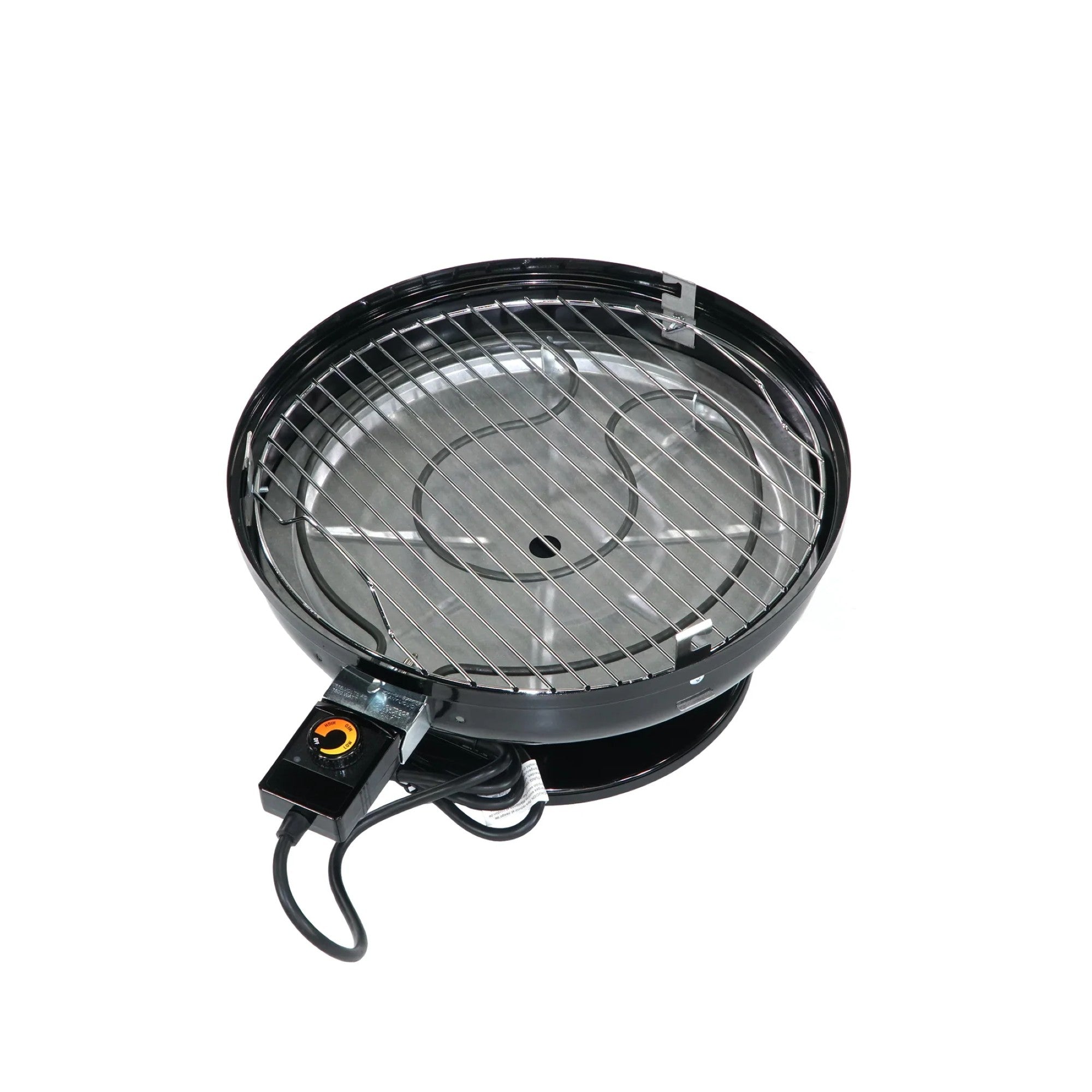 Americana Grills Lock N' Go Electric Grill, Portable for Outdoor Cooking, Black