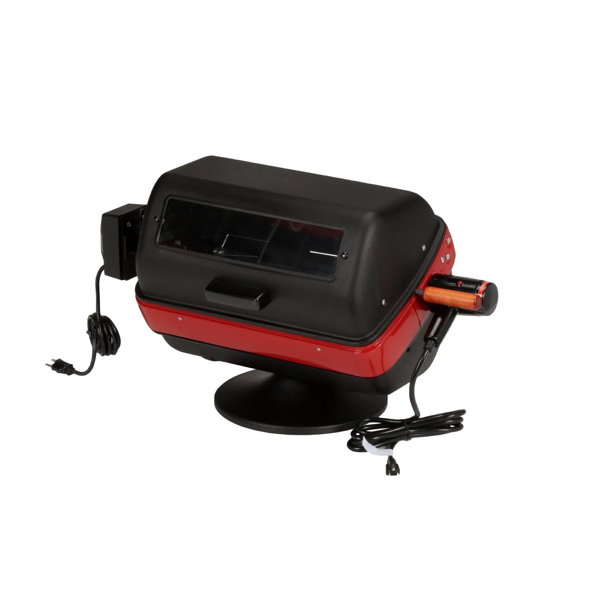 Americana 3-Zone Electric Tabletop BBQ Grill, Rotisserie-Ready with Window