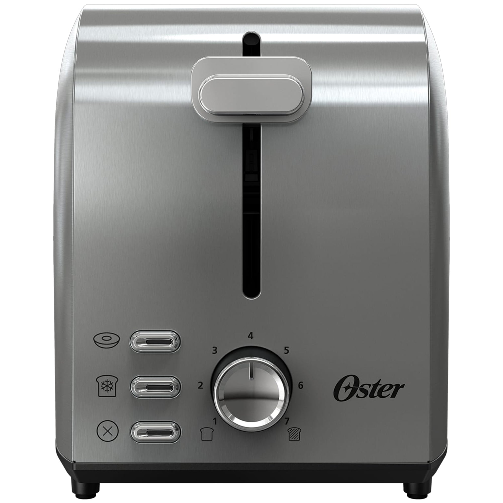 Oster 2-Slice Toaster with Extra Wide Slots, 7 Shade Settings, Stainless Steel - VMInnovations