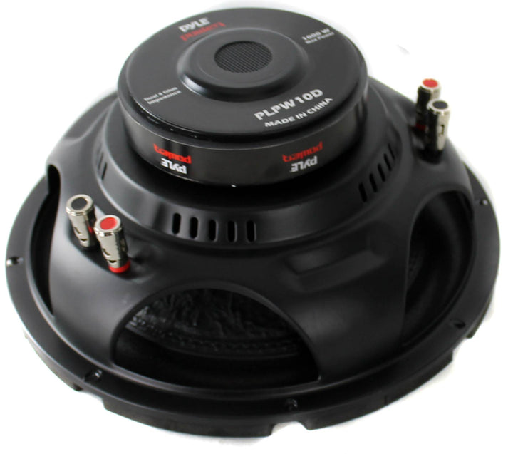 Pyle Power 10 Inch 1000 Watt 4 Ohm Car Audio Dual Voice Coil Subwoofer(Open Box) - VMInnovations