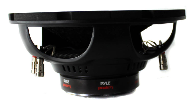 Pyle 10 Inch 1000 Watts Steel Basket Power DVC Dual 4 Ohm Subwoofer (For Parts)