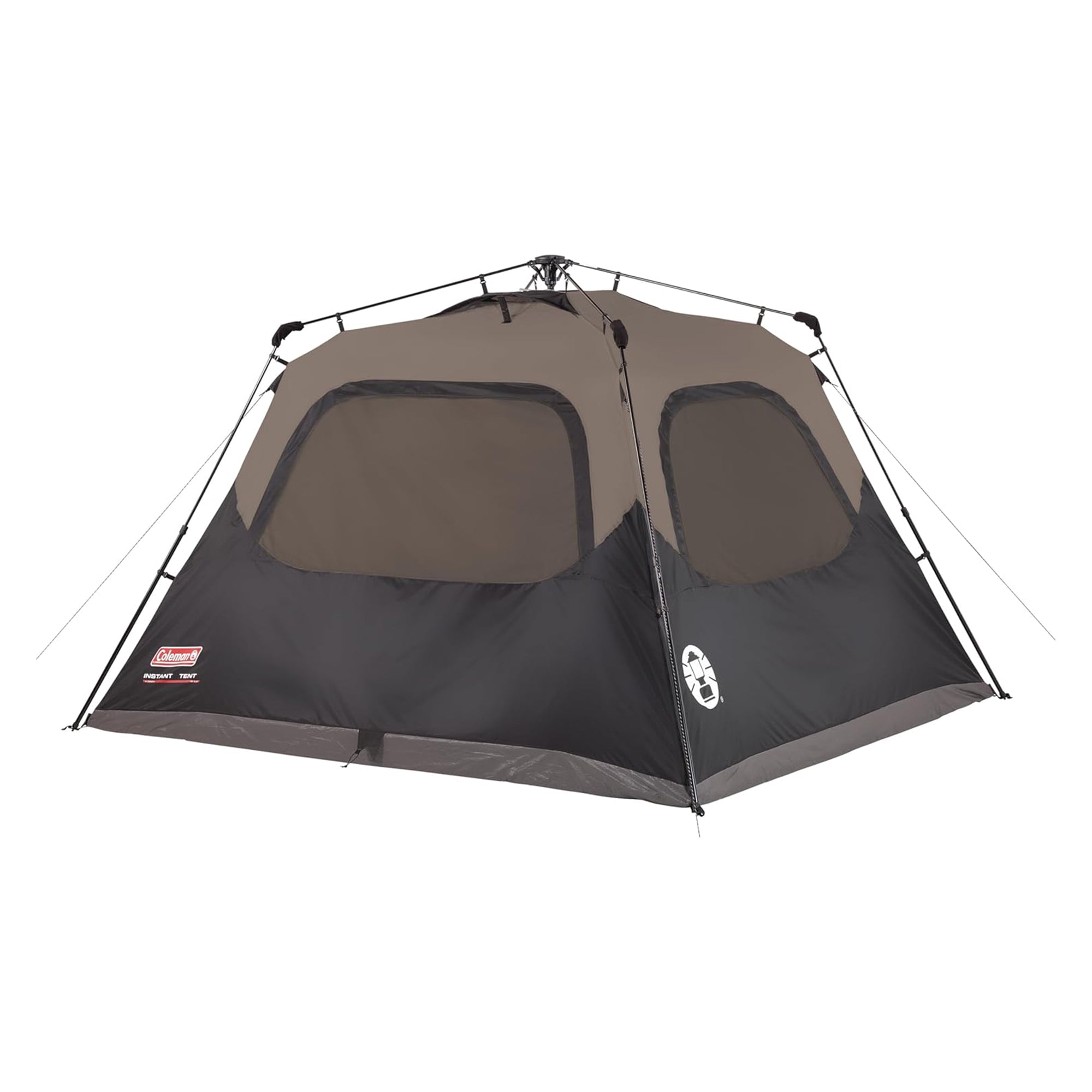 Coleman Instant Camping Tent, Large Durable Shelter with Poles and Carry Bag (Open Box)