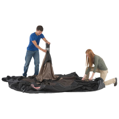Coleman Instant Camping Tent, Large Durable Shelter with Poles and Carry Bag (Open Box)