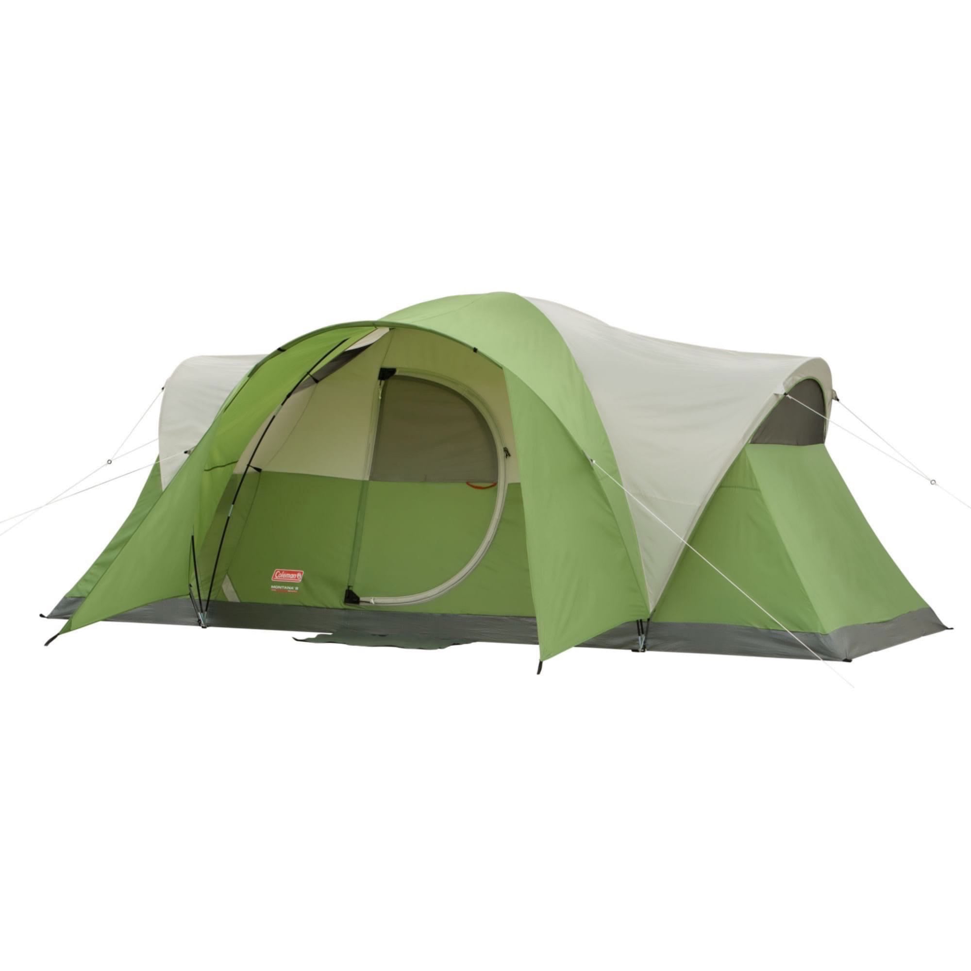 Coleman Montana 8-Person Camping Tent, Family Tent w/ Rainfly & E-Port(Open Box)