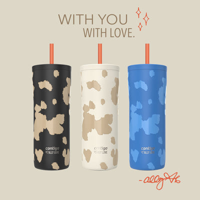 Contigo 3 Pack Streeterville 2.0 Stainless Steel Tumbler with Straw, 24 oz.