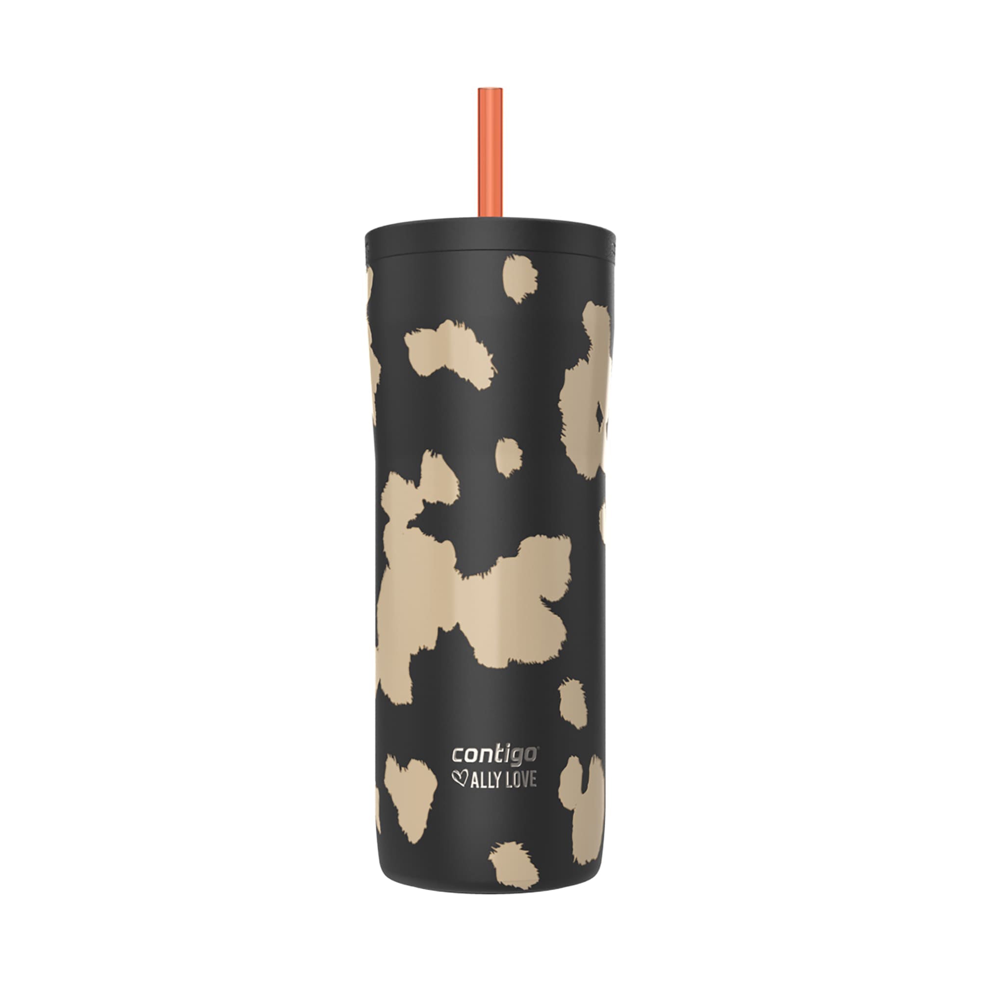 Contigo 2 Pack Streeterville 2.0 Stainless Steel Tumbler, Straw, 24oz, Licorice
