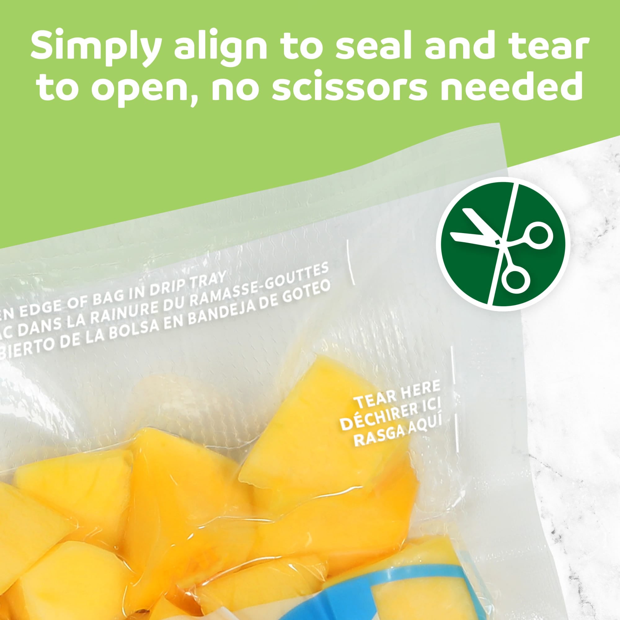 FoodSaver 66 Pack Pint Vacuum Seal, Pre-Cut BPA-Free Freezer Bags for Meal Prep