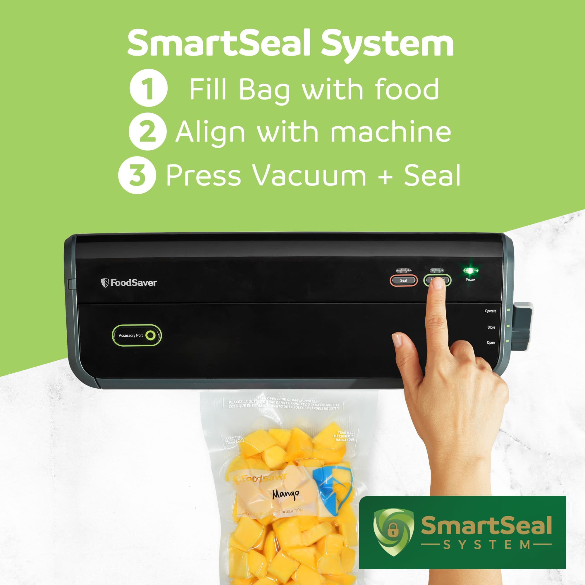 FoodSaver 66 Pack Pint Vacuum Seal, Pre-Cut BPA-Free Freezer Bags for Meal Prep