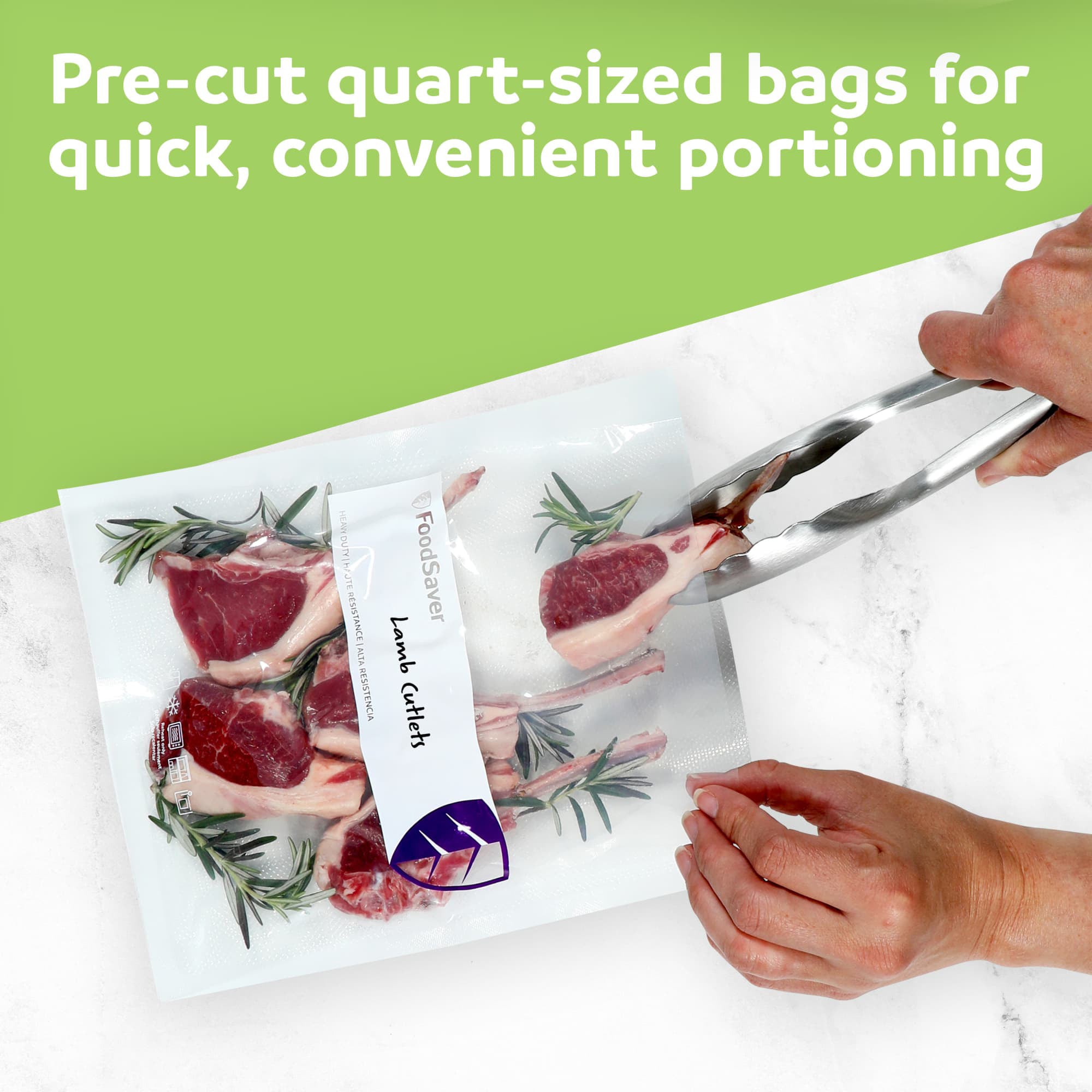 FoodSaver 22 Pack Heavy Duty Gallon Vacuum Seal Bags, BPA-Free Freezer Bags