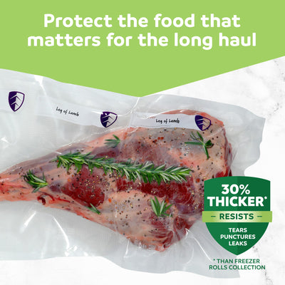 FoodSaver 22 Pack Heavy Duty Gallon Vacuum Seal Bags, BPA-Free Freezer Bags