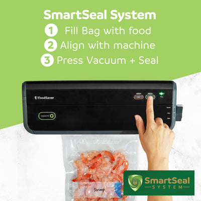 FoodSaver 64 Pack Quart Vacuum Seal Bags, Pre-Cut BPA-Free Freezer Storage Bags - VMInnovations