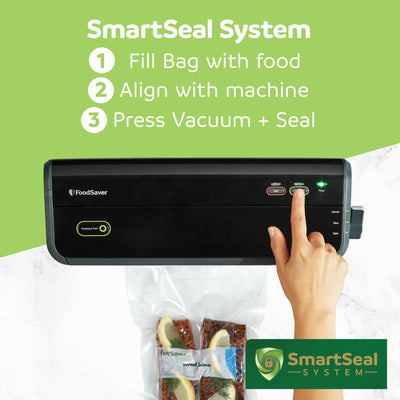 FoodSaver 60 Pack Vacuum Seal Bags, Pre-Cut BPA-Free Freezer Bags for Meal Prep