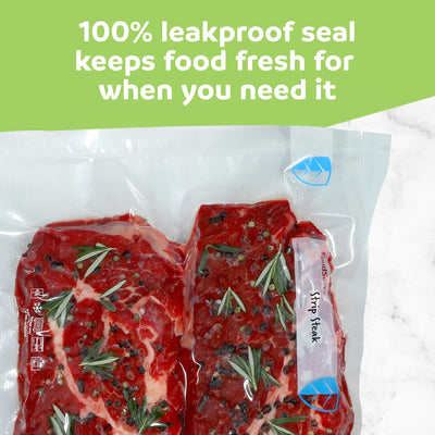 FoodSaver 3 Pack Vacuum Sealer Rolls, Freezer Bags for Food Storage & Meal Prep