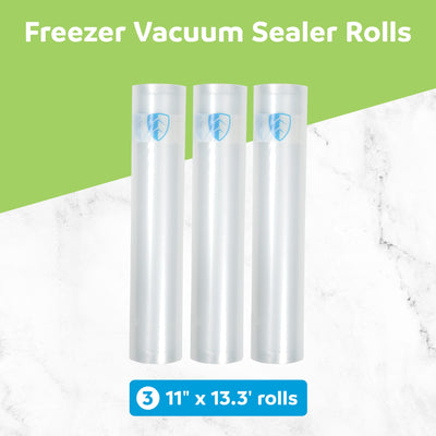 FoodSaver 3 Pack Vacuum Sealer Rolls, Freezer Bags for Food Storage & Meal Prep