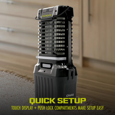 Sun Joe Cordless Indoor/Outdoor Bug Zapper, Battery and Charger, 24V-BZ100-LTE
