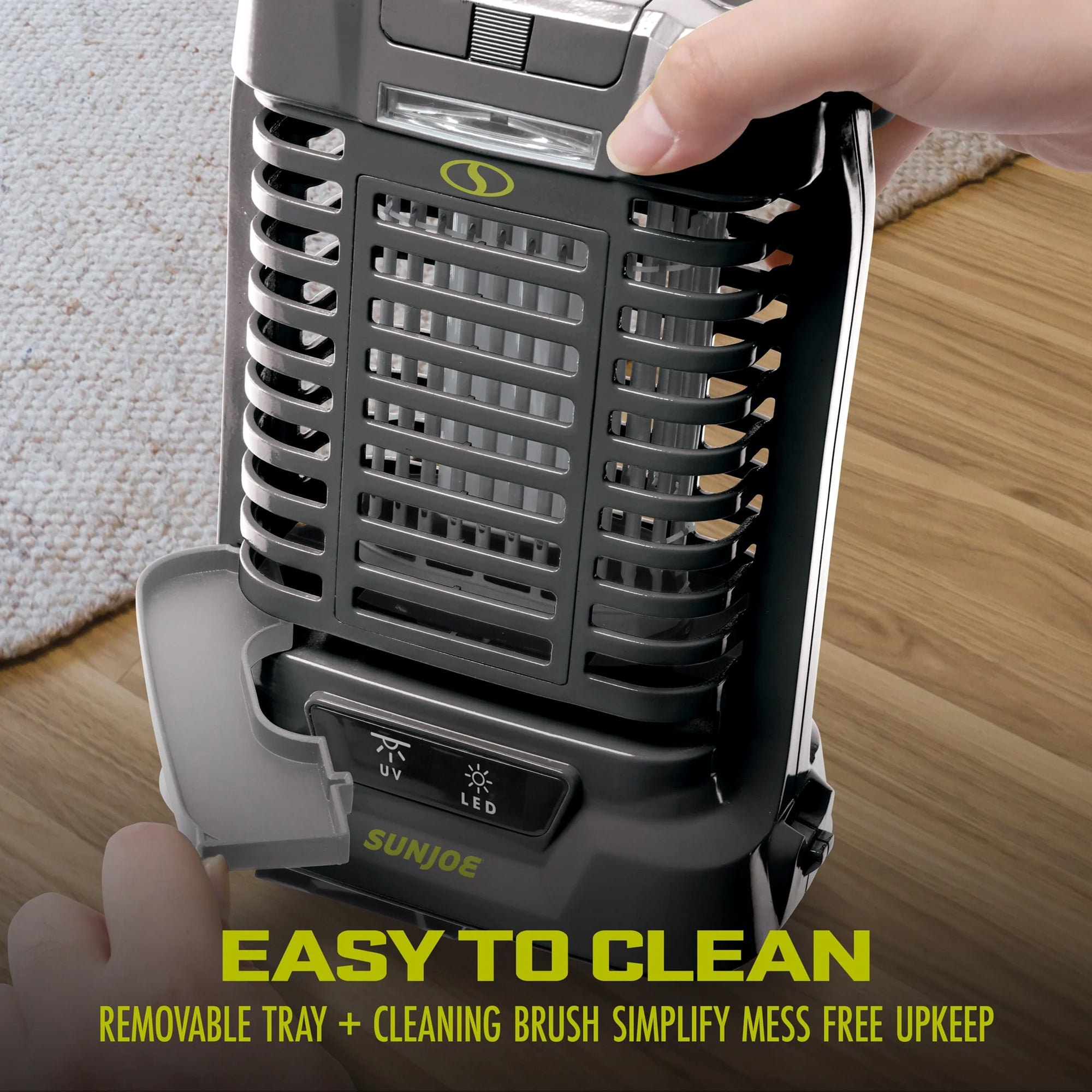 Sun Joe Cordless Indoor/Outdoor Bug Zapper, Battery and Charger, 24V-BZ100-LTE