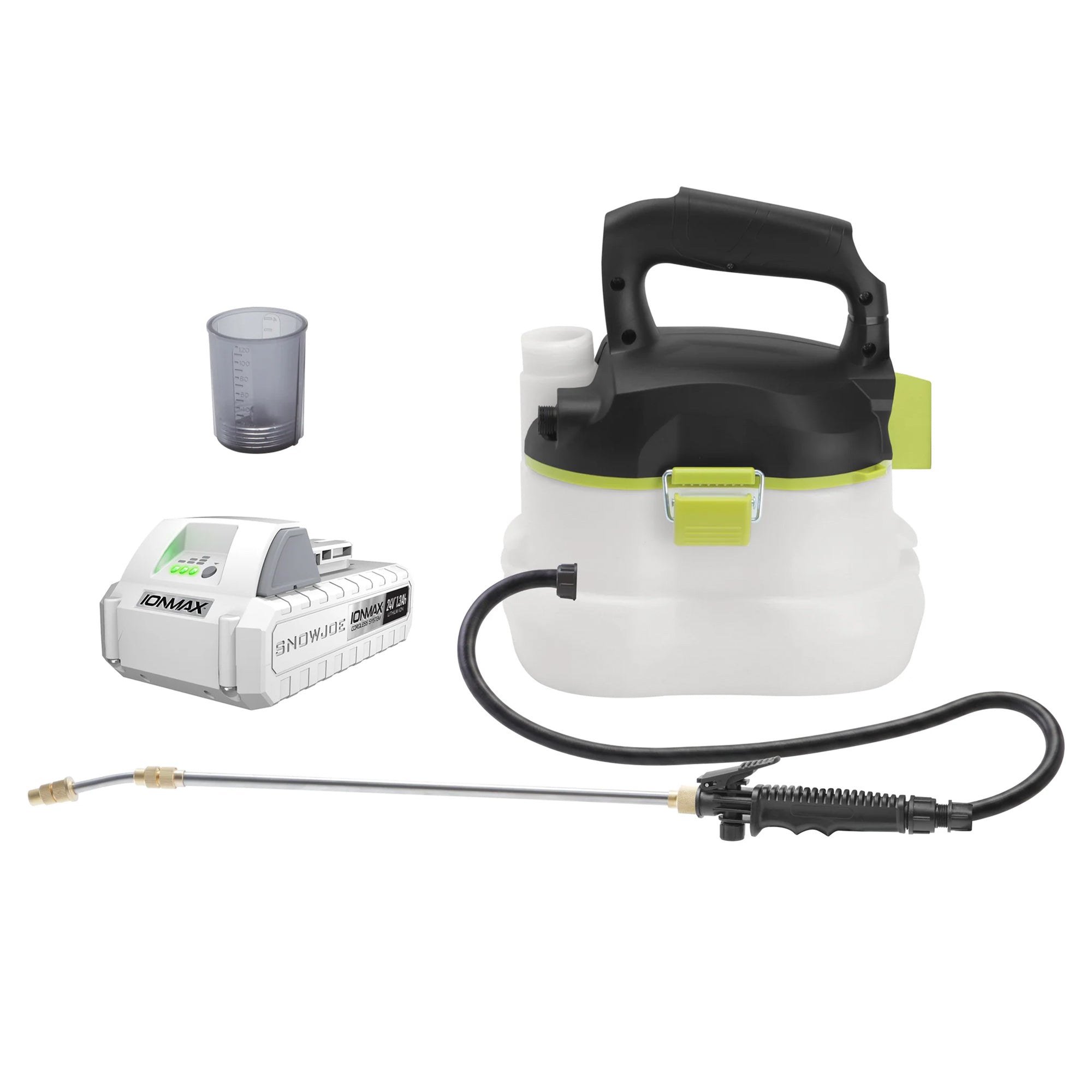 Sun Joe 24V Cordless Electric Garden Sprayer with Adjustable Wand, (Open Box)
