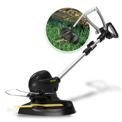 Sun Joe 10” Stringless Lawn Trimmer Cordless SharperBlade, Black, 24V-SB10-CT - VMInnovations