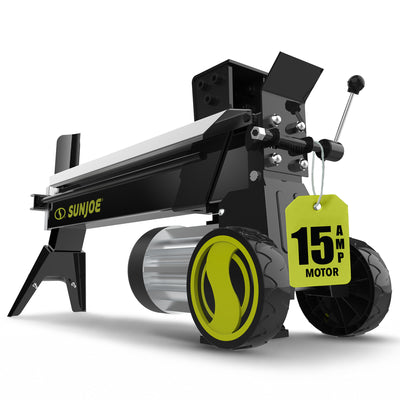 Sun Joe Electric Log Splitter with Hydraulic Ram, 5-Ton, 15 Amp Motor, LJ602E