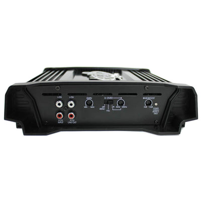 LANZAR 1000W 2 Channel Car Digital Power Amplifier and 8 Gauge Amp Kit