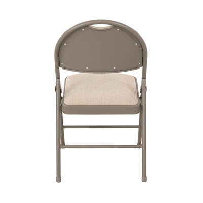 Sudden Comfort Set of 4 Double Padded Steel High Back Folding Chairs (Open Box)
