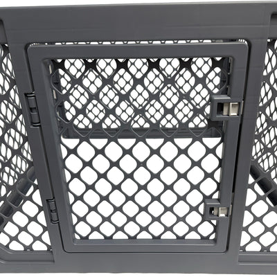 Mirapet 4-Panel Modular Dog and Puppy Playpen, Indoor/Outdoor Pet Enclosure (Open Box)