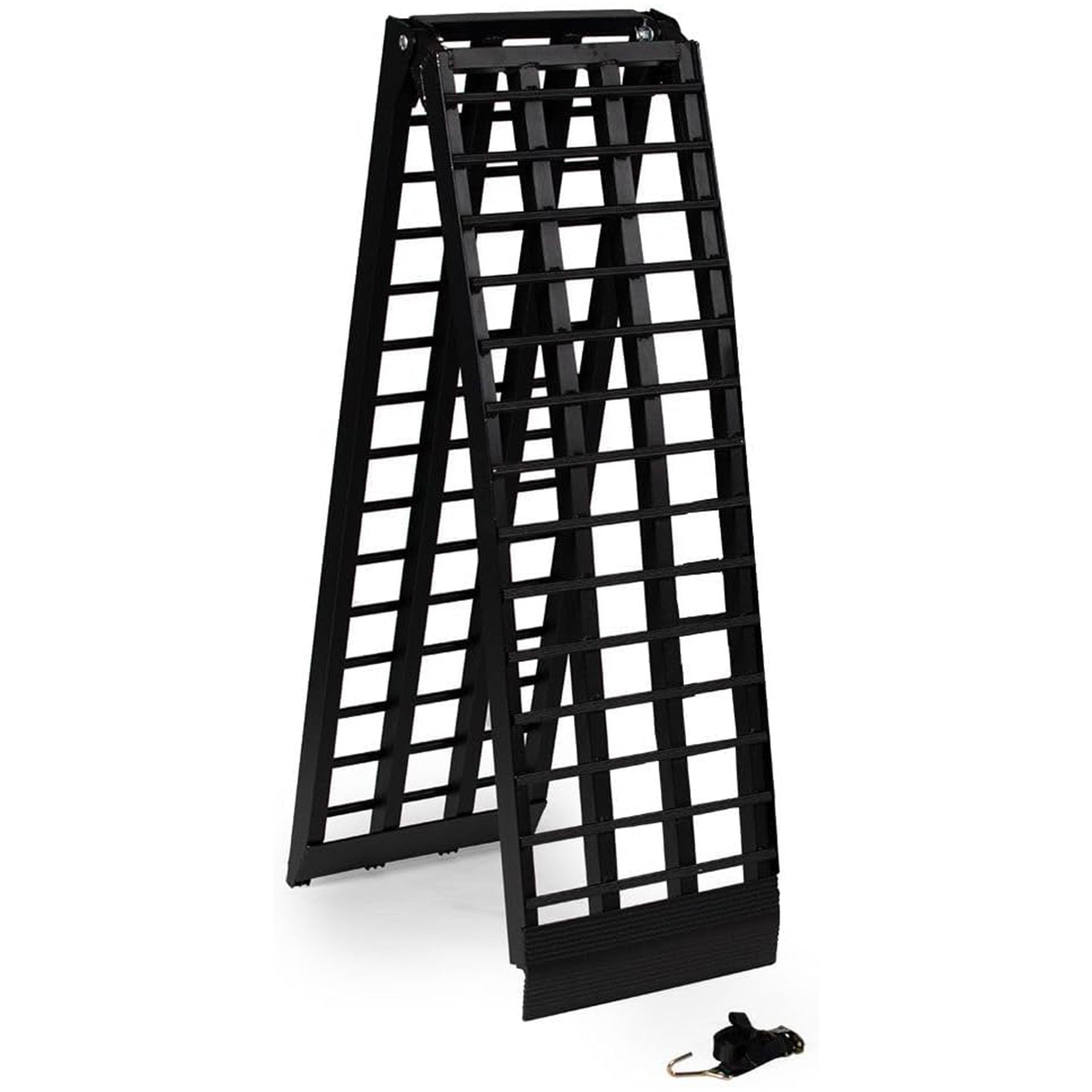Titan Ramps 9 Foot Folding Motorcycle Loading Ramp, 4-Beam, 1,000 lb Capacity - VMInnovations