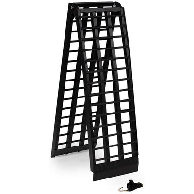 Titan Ramps 9 Foot Folding Motorcycle Loading Ramp, 4-Beam, 1,000 lb Capacity - VMInnovations