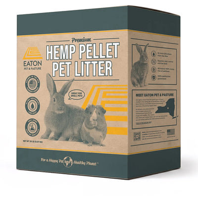 Eaton Pet and Pasture Premium Hemp Pellet Litter for Rabbits and Small Animals
