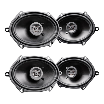 Hifonics Zeus ZS5768CX 5x7/6x8" 2 Way 250W Car Audio Coaxial Speakers, 2 Pairs
