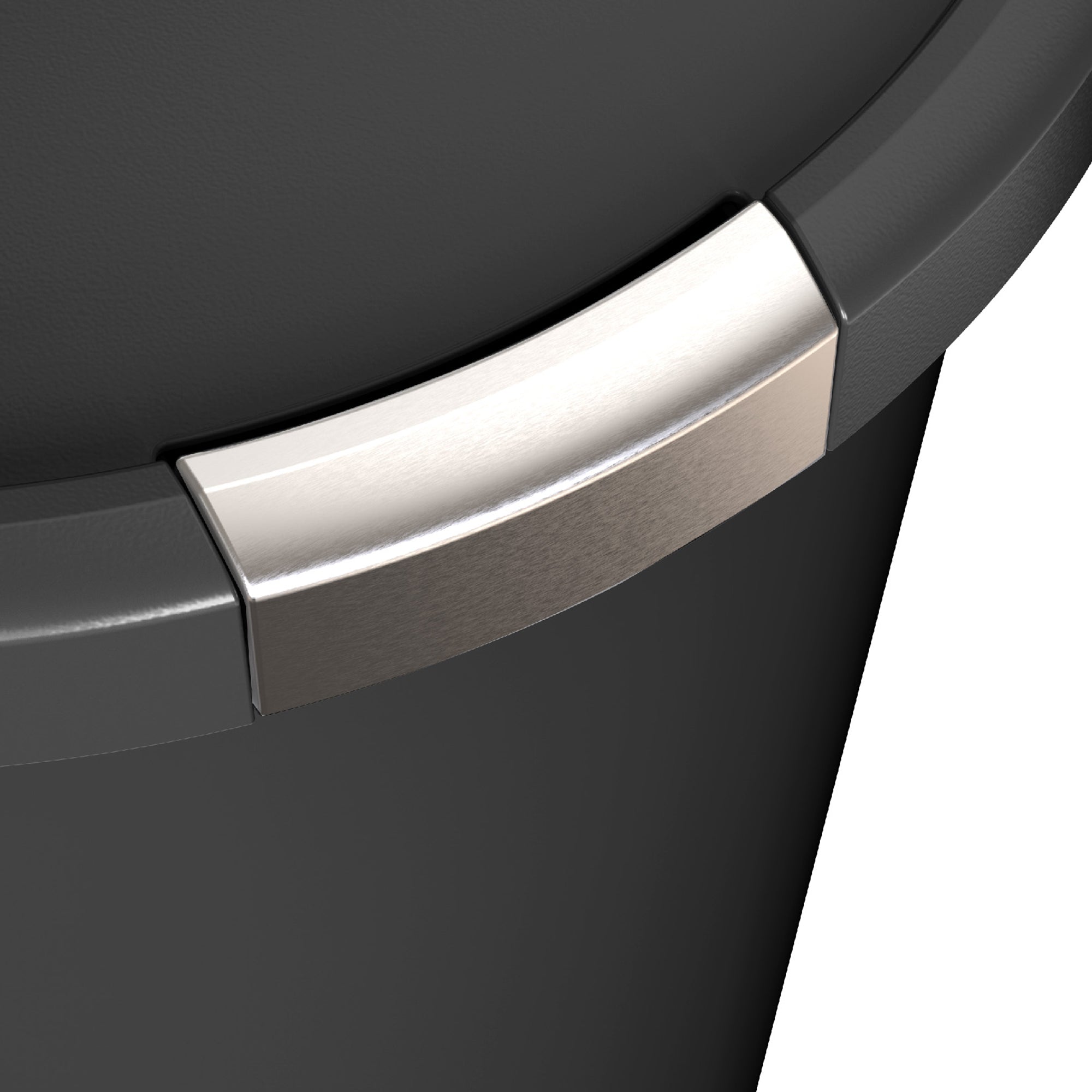 Curver Infinity 13 Gal Plastic Kitchen Trash Can with Foot Pedal and Locking Lid