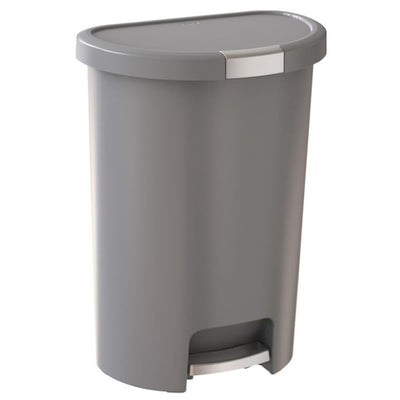 Curver Infinity 13 Gal Plastic Kitchen Trash Can with Pedal and Lid (Open Box)