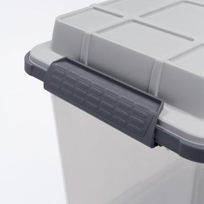 Curver 3 Pack Latch PRO Storage Bins with Latching Lid and Transparent Design