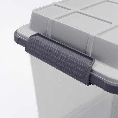 Curver 3 Pack Latch PRO Storage Bins with Latching Lid and Transparent Design