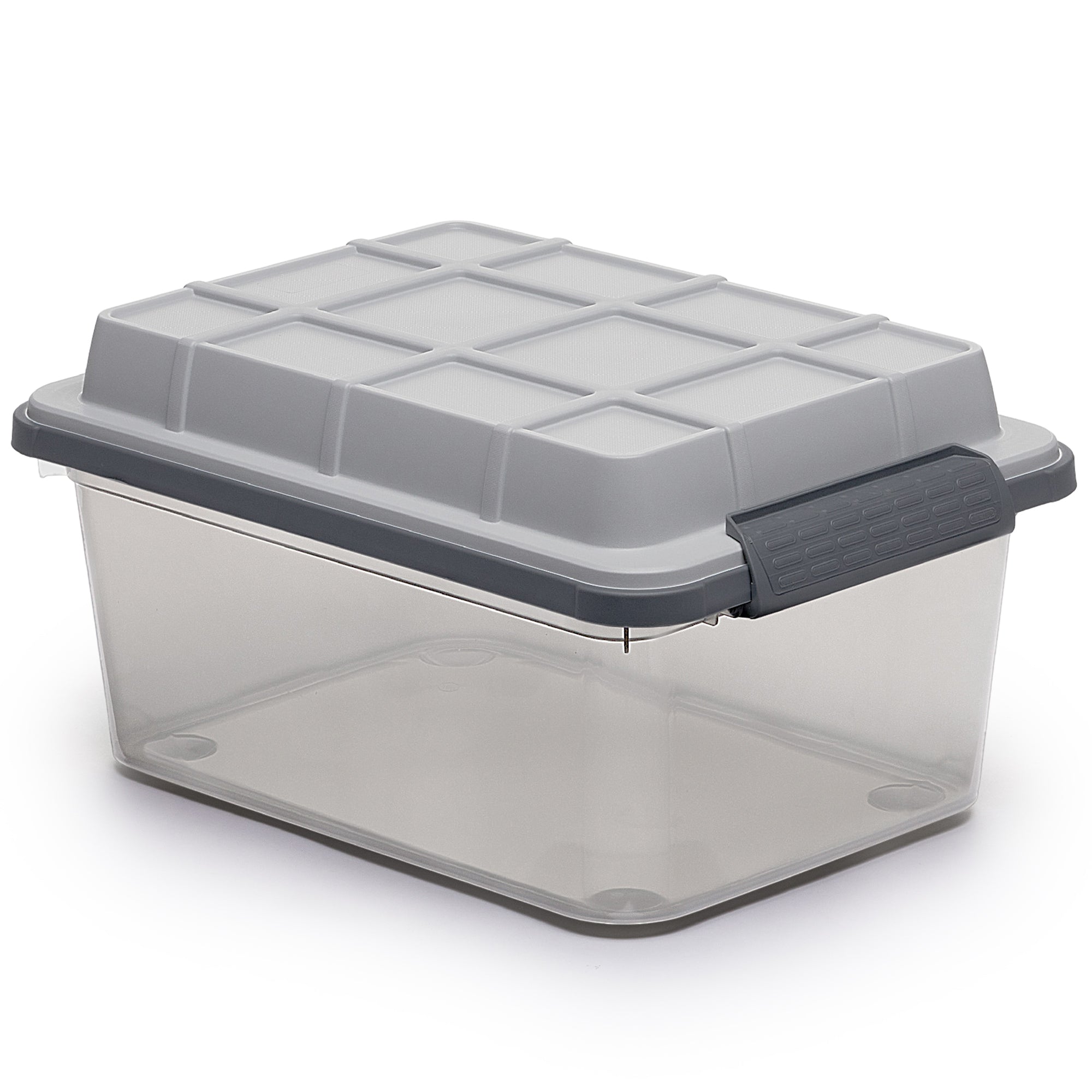 Curver 3 Pack Latch PRO Storage Bins with Latching Lid and Transparent Design