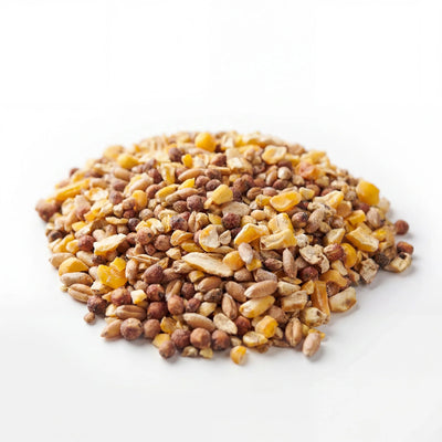 Sun Joe Premium Poultry Scratch Grain, Chicken Feed and Treats, 25 lb Bag